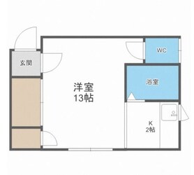 栄町駅 徒歩3分 2階の物件間取画像